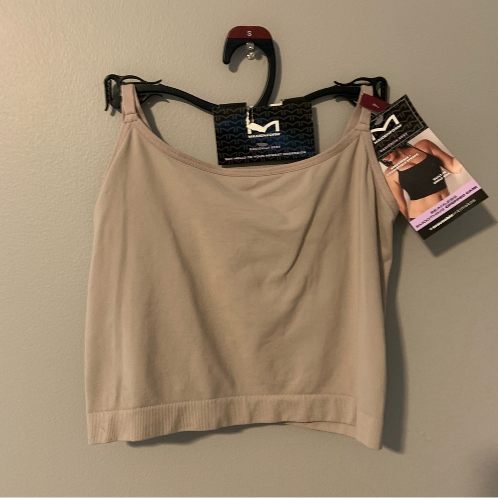 NEW MAIDENFORM CROPPED CAMI SMALL WOMENS